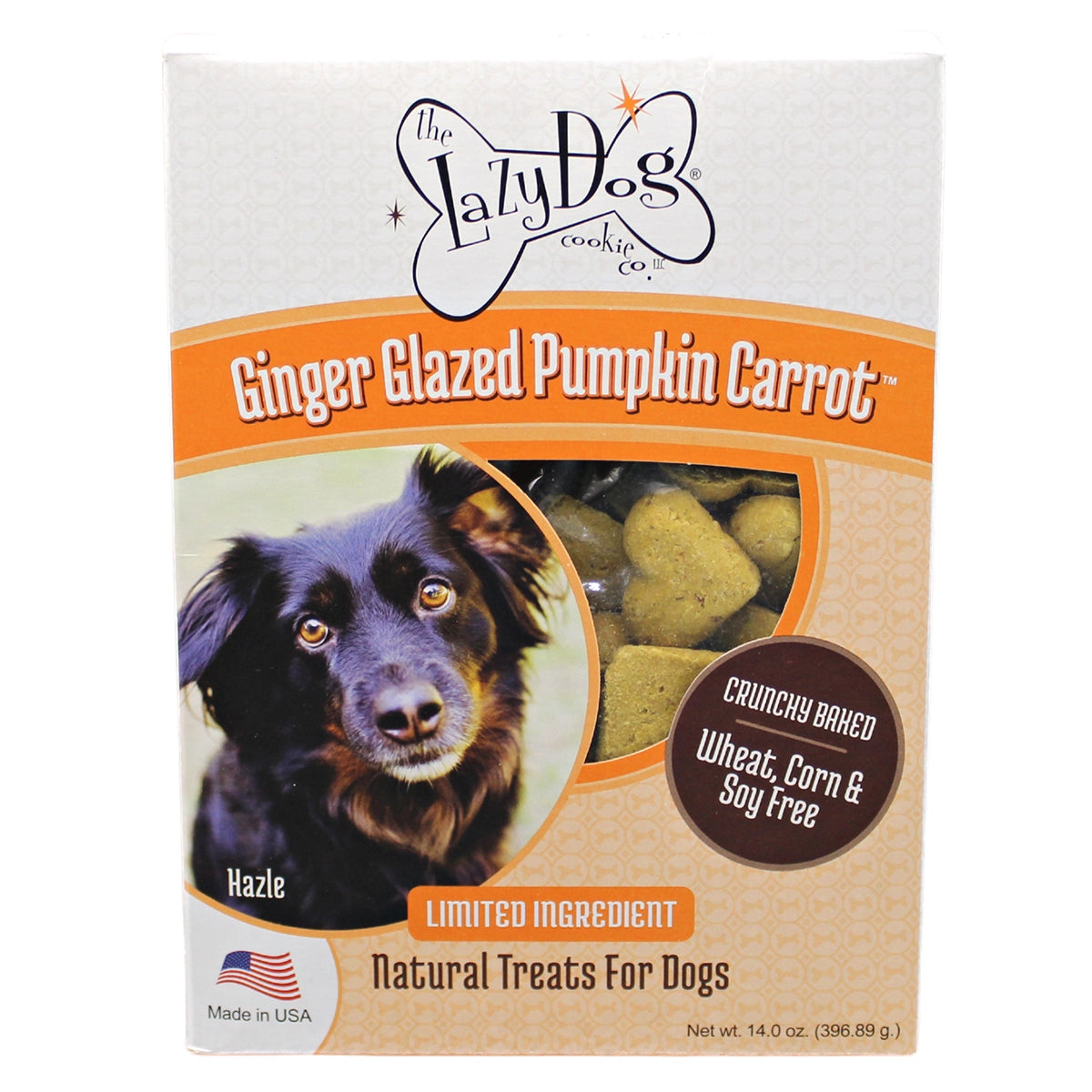 Lazy Dog Boxed Biscuits Ginger Glazed Pumpkin Carrot WCSF 14 oz