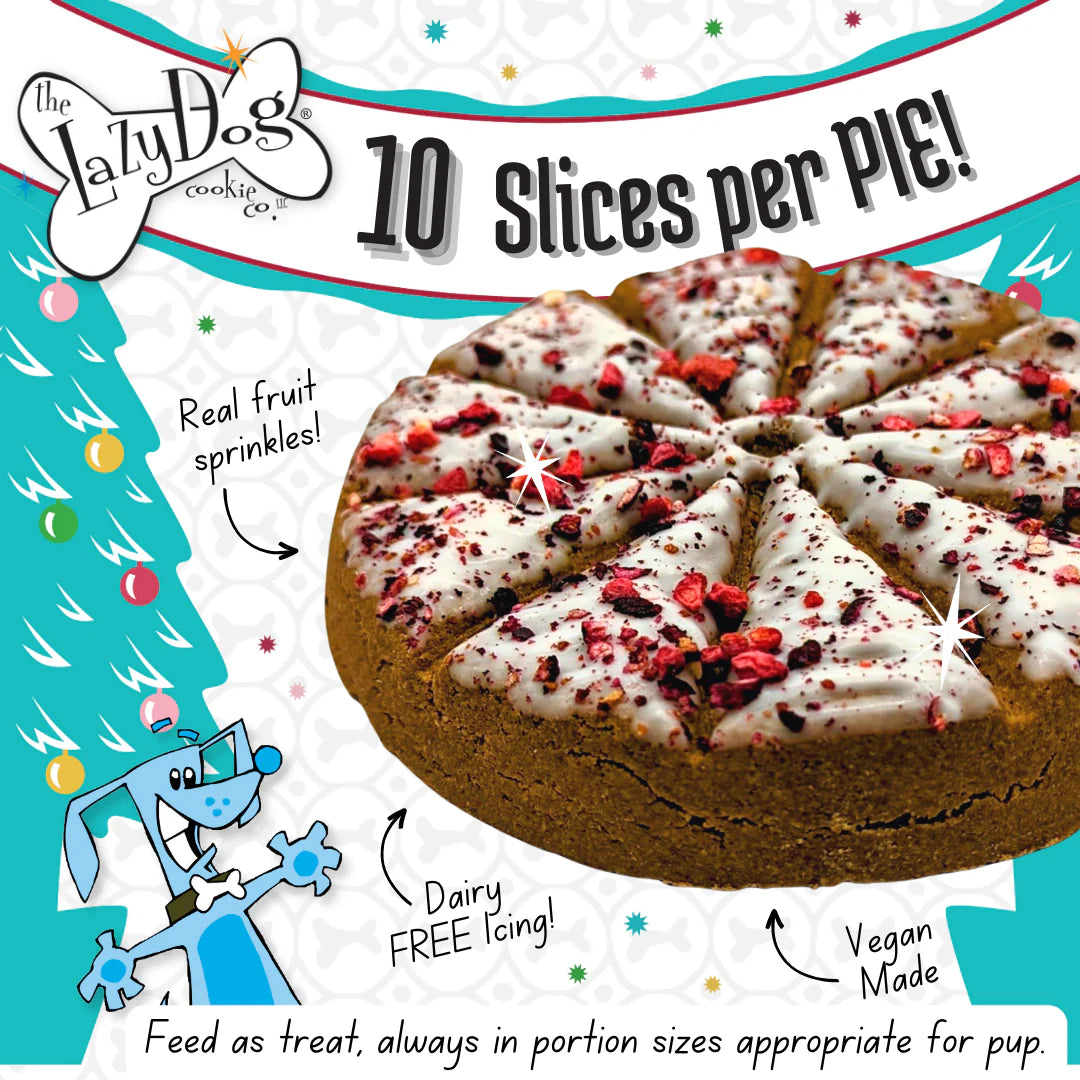 Lazy Dog Happy Howlidays Pup-PIE Dog Treat 5oz Case of 8