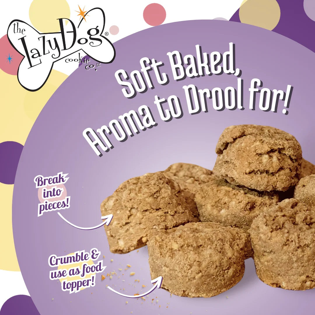 Lazy Dog Mutt Mallows Maple Bacon Kissies Dog Treat 5oz