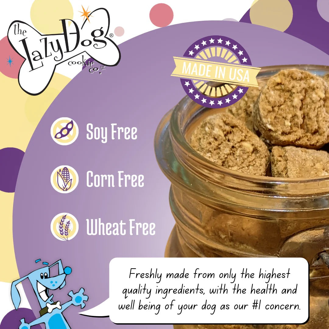 Lazy Dog Mutt Mallows Maple Bacon Kissies Dog Treat 5oz