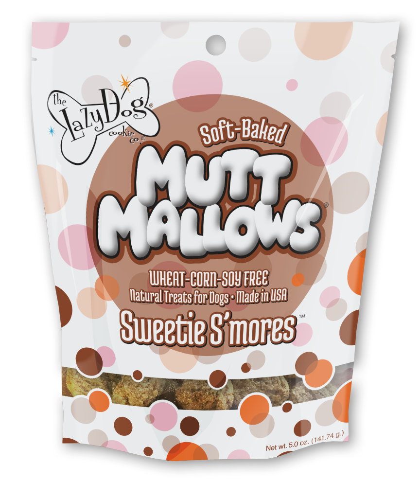 Lazy Dog Mutt Mallows Sweetie S'mores Dog Treat 5oz