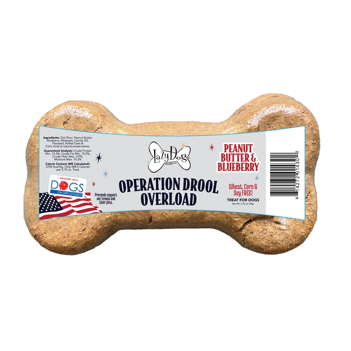 Lazy Dog Mega Bone Operation Drool Overloaded 2.75 oz Counter Display 12 count