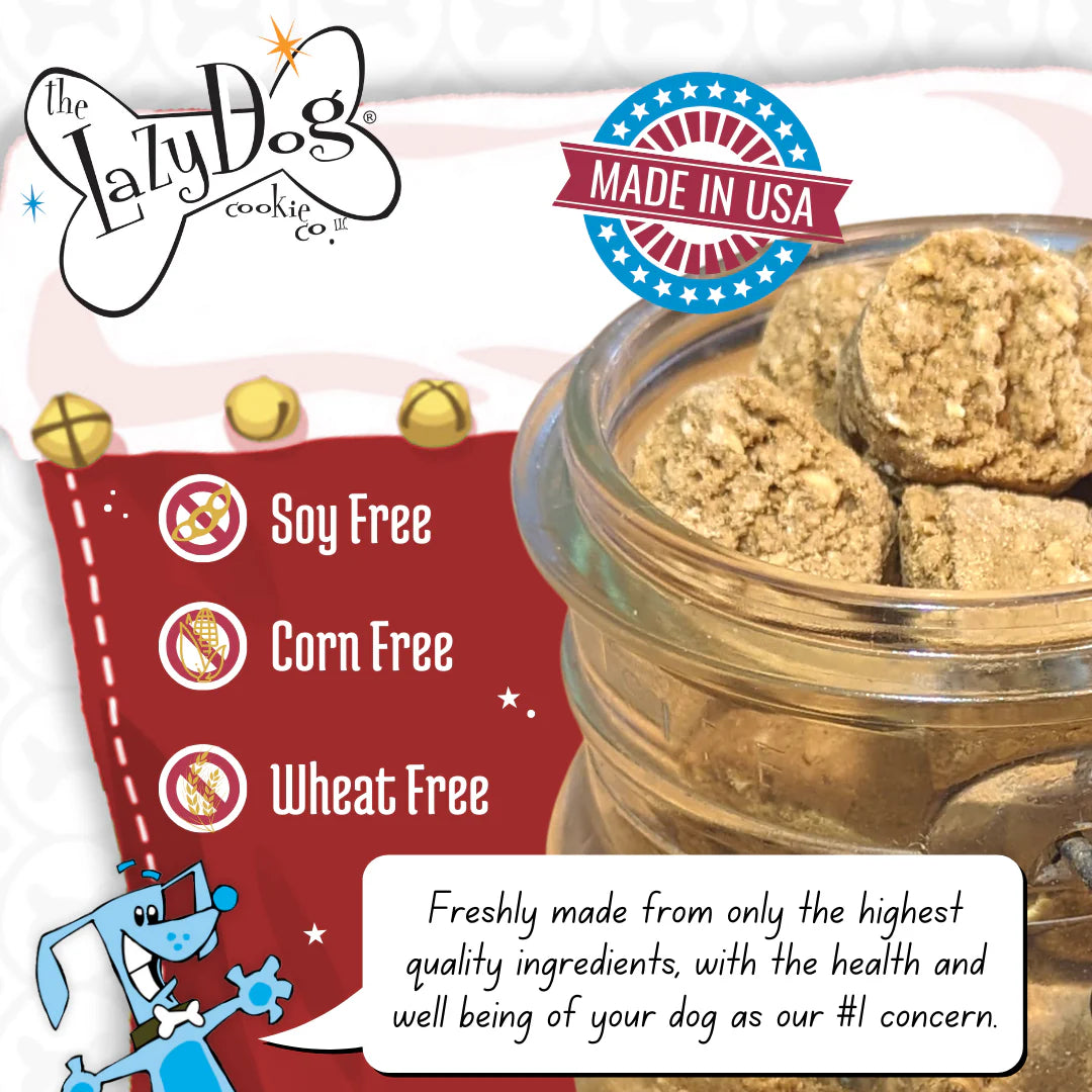 Lazy Dog Vanilla Shortbread Stocking Dog Treat