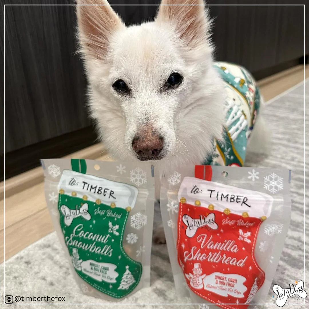 Lazy Dog Vanilla Shortbread Stocking Dog Treat