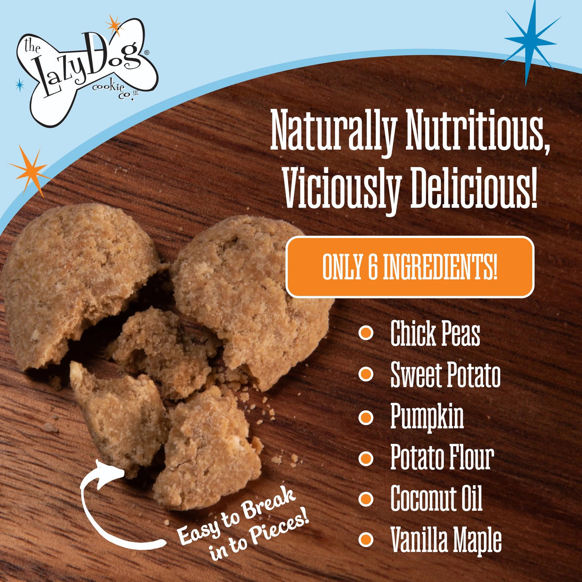 Lazy Dog Boxed Biscuits Candied Maple Sweet Potato GF 14 oz