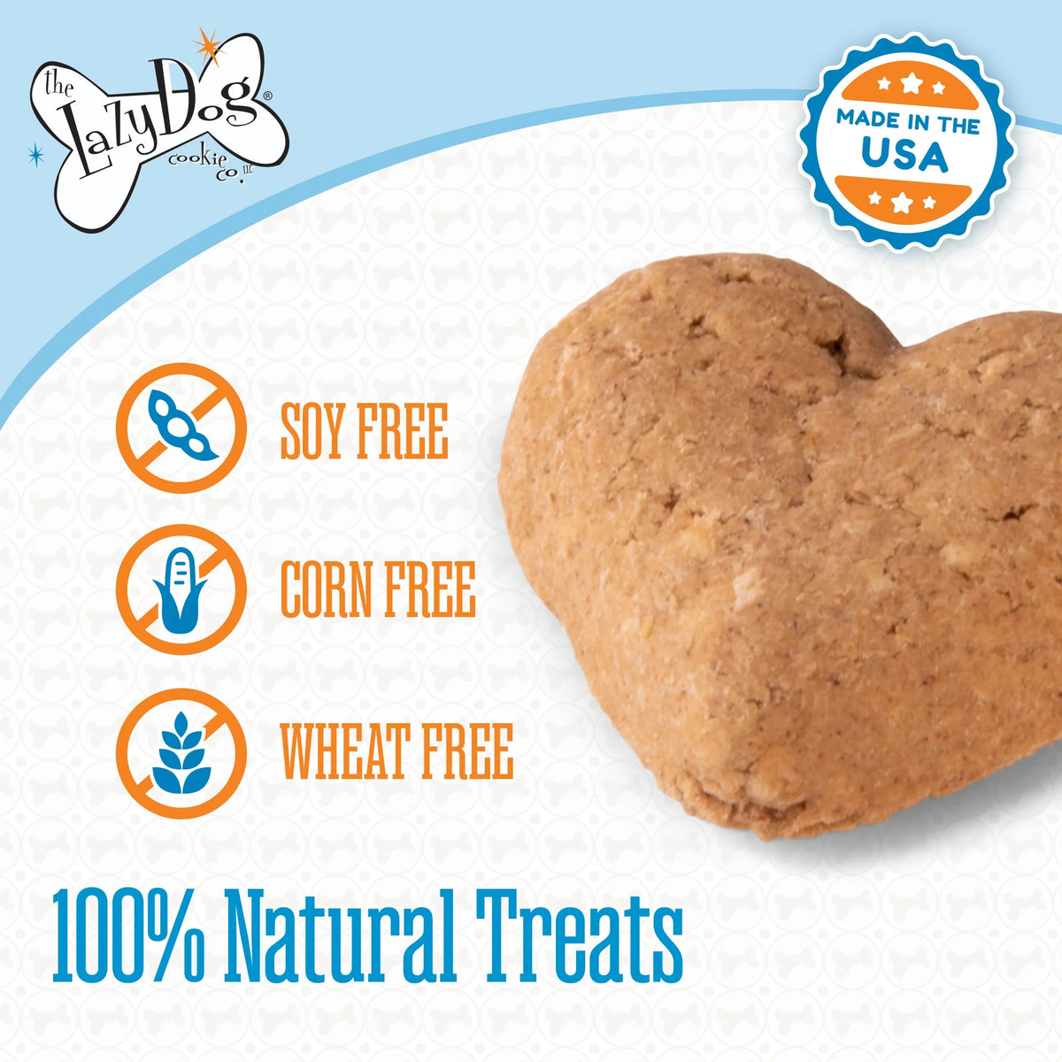 Lazy Dog Boxed Biscuits Ginger Glazed Pumpkin Carrot WCSF 14 oz