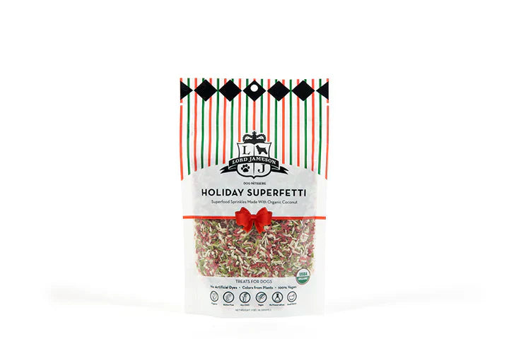 Lord Jameson Holiday SuperFetti Organic Superfood Sprinkles 3oz