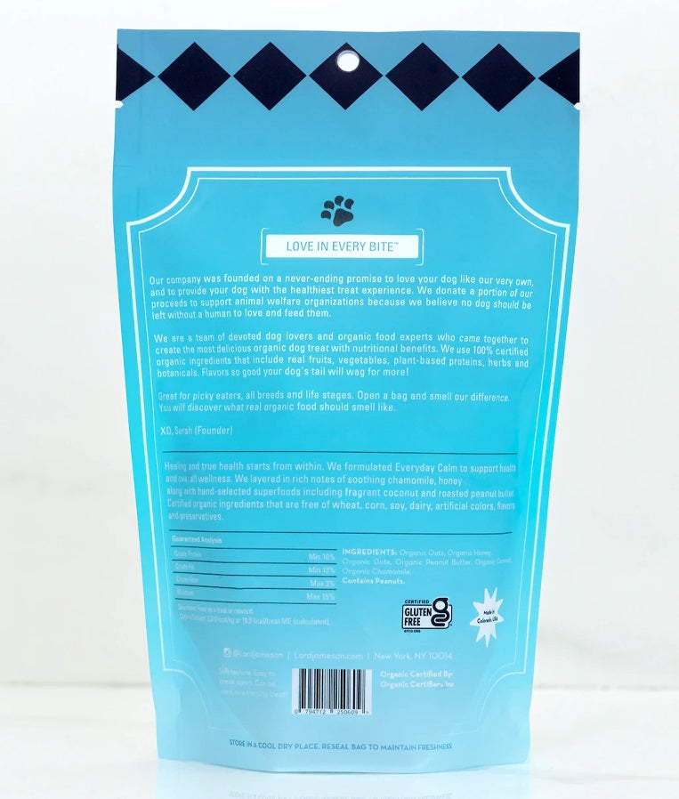 Lord Jameson Everyday Calm Organic Soft & Chewy Dog Treats 6oz