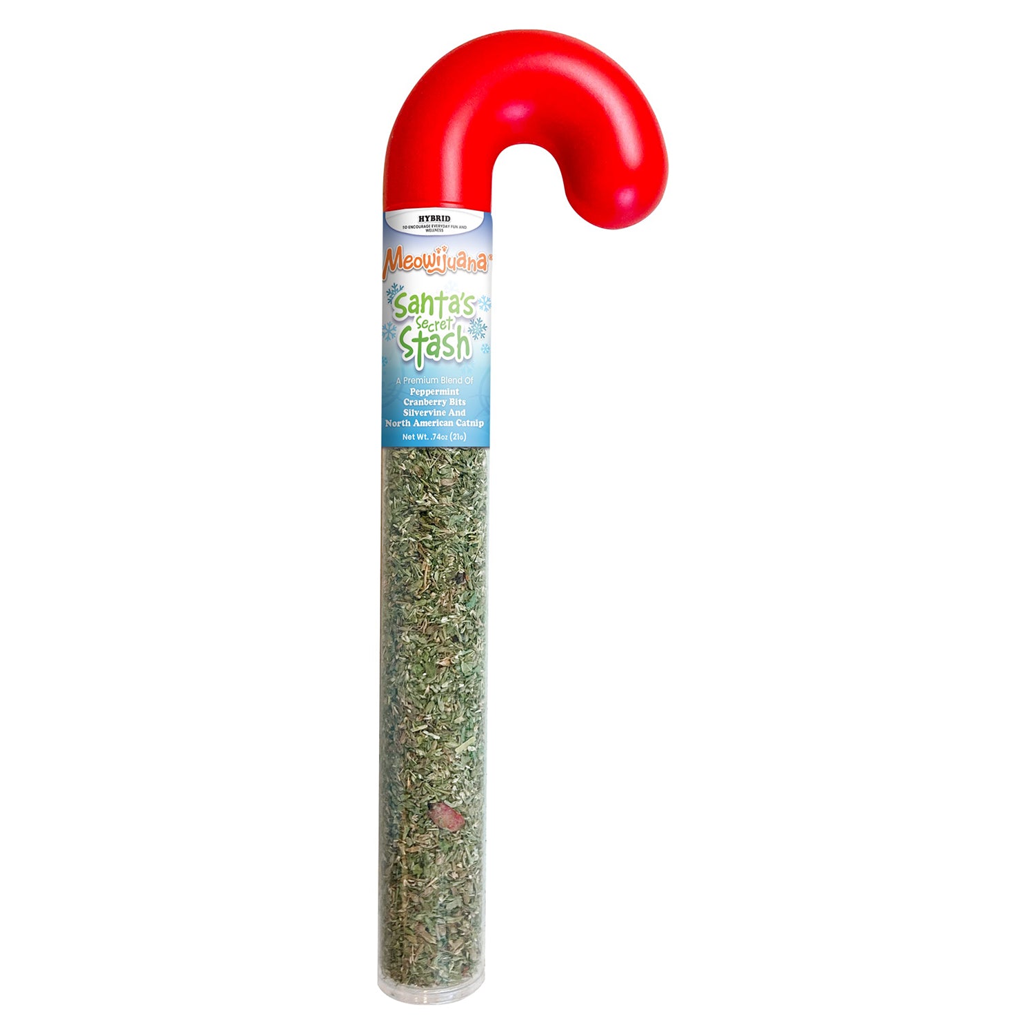 Meowijuana Catnip Filled Candy Cane