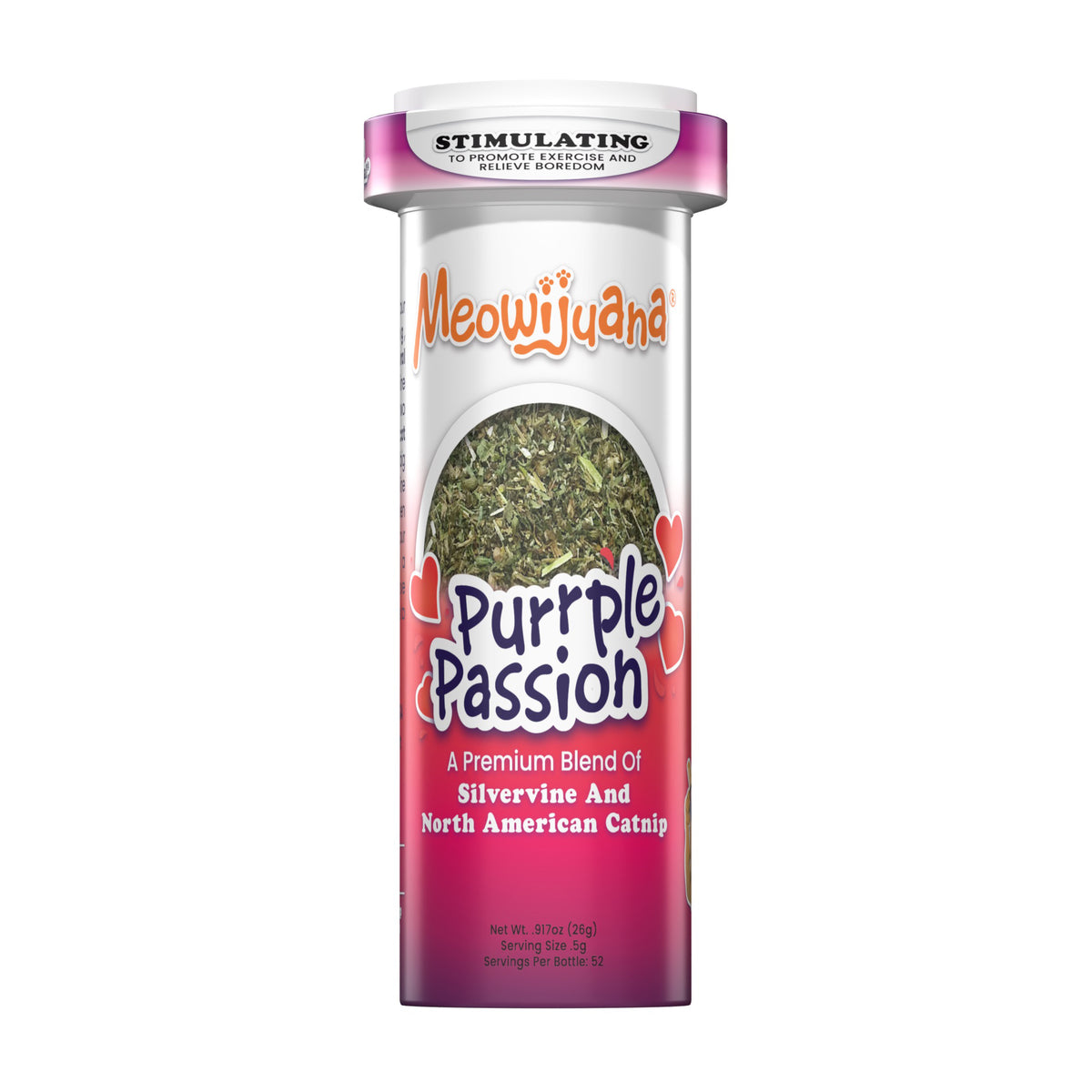 Meowijuana Purrple Passion - Catnip and Silvervine Blend