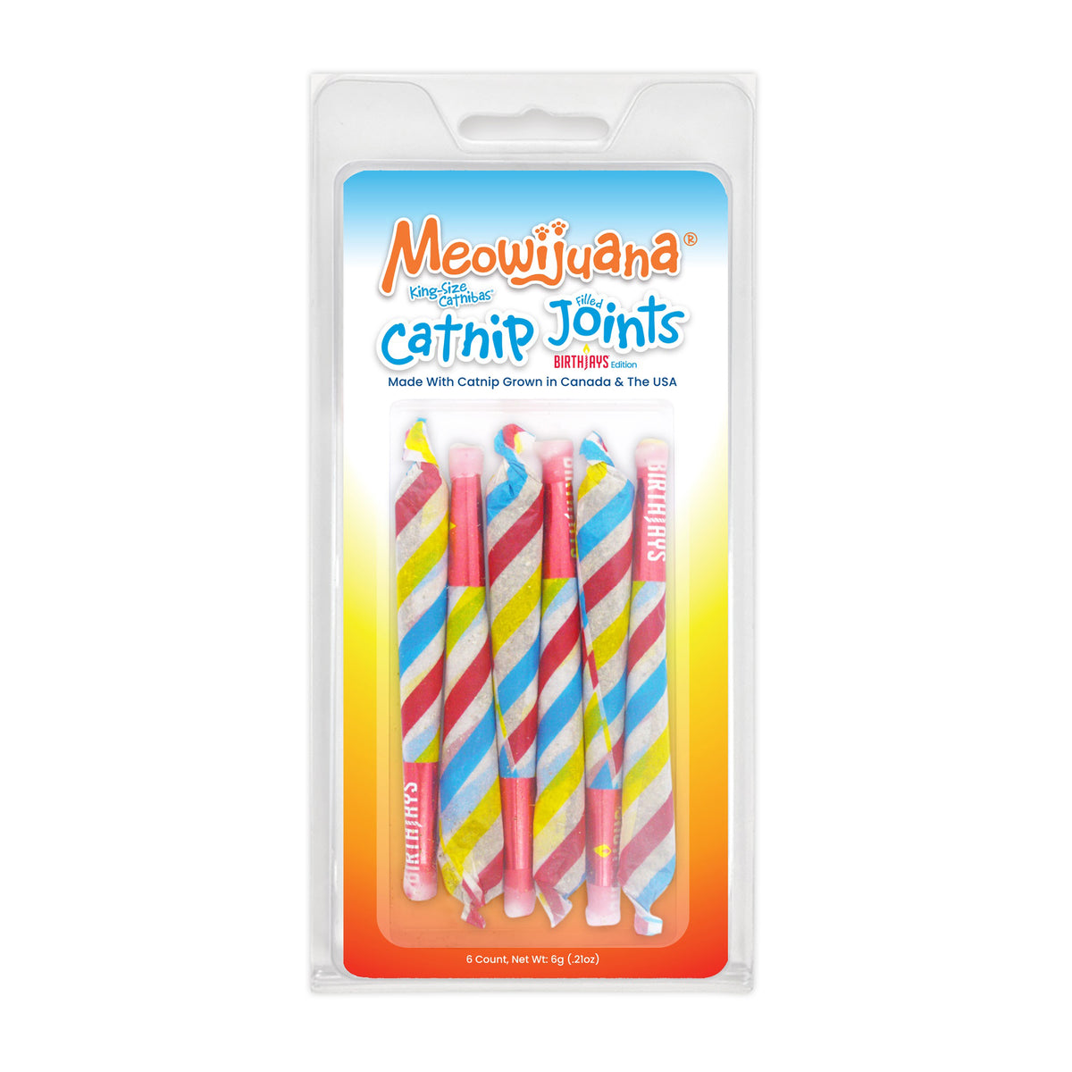 Meowijuana Birthjaysª - Party Sized Catnip Joints