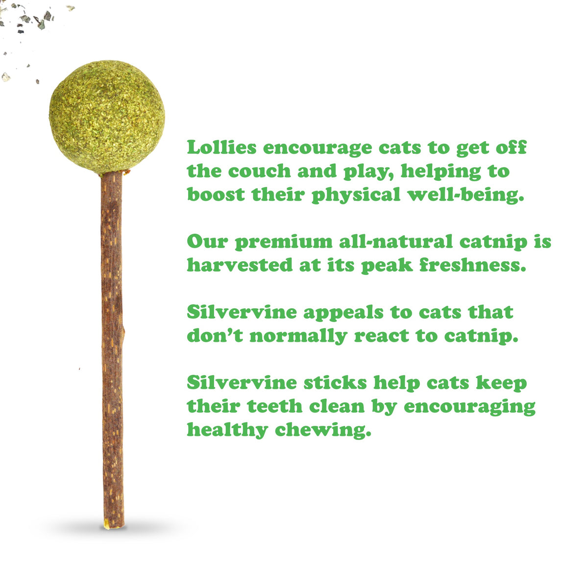 Meowijuana Catnip & Silvervine Lollies