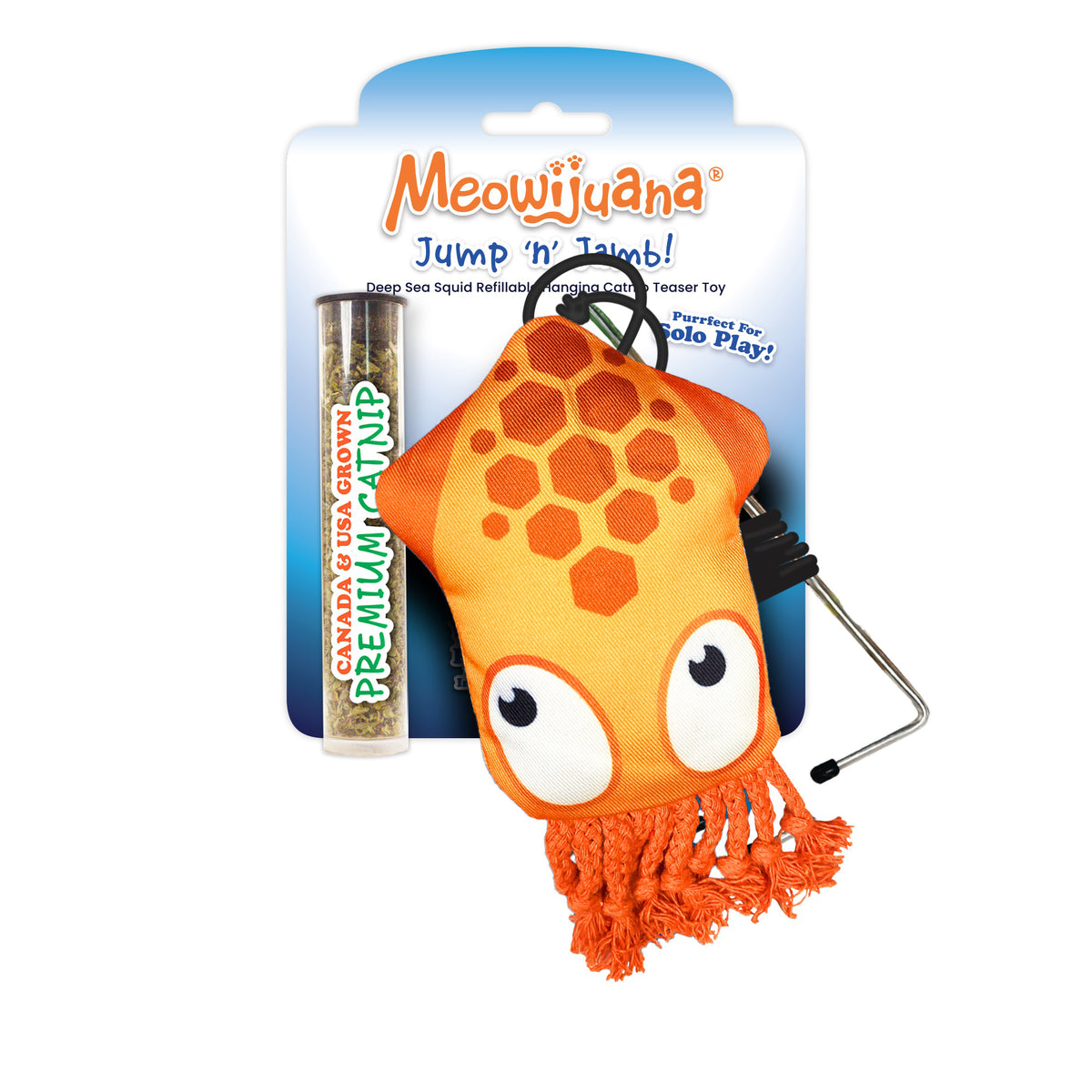 Meowijuana Jump 'n' Jamb Deep Sea Squid Cat Toy