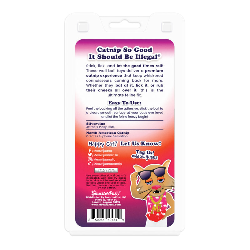 Meowijuana Purrple Passion Stick 'n' Lick Compressed Catnip 2pk