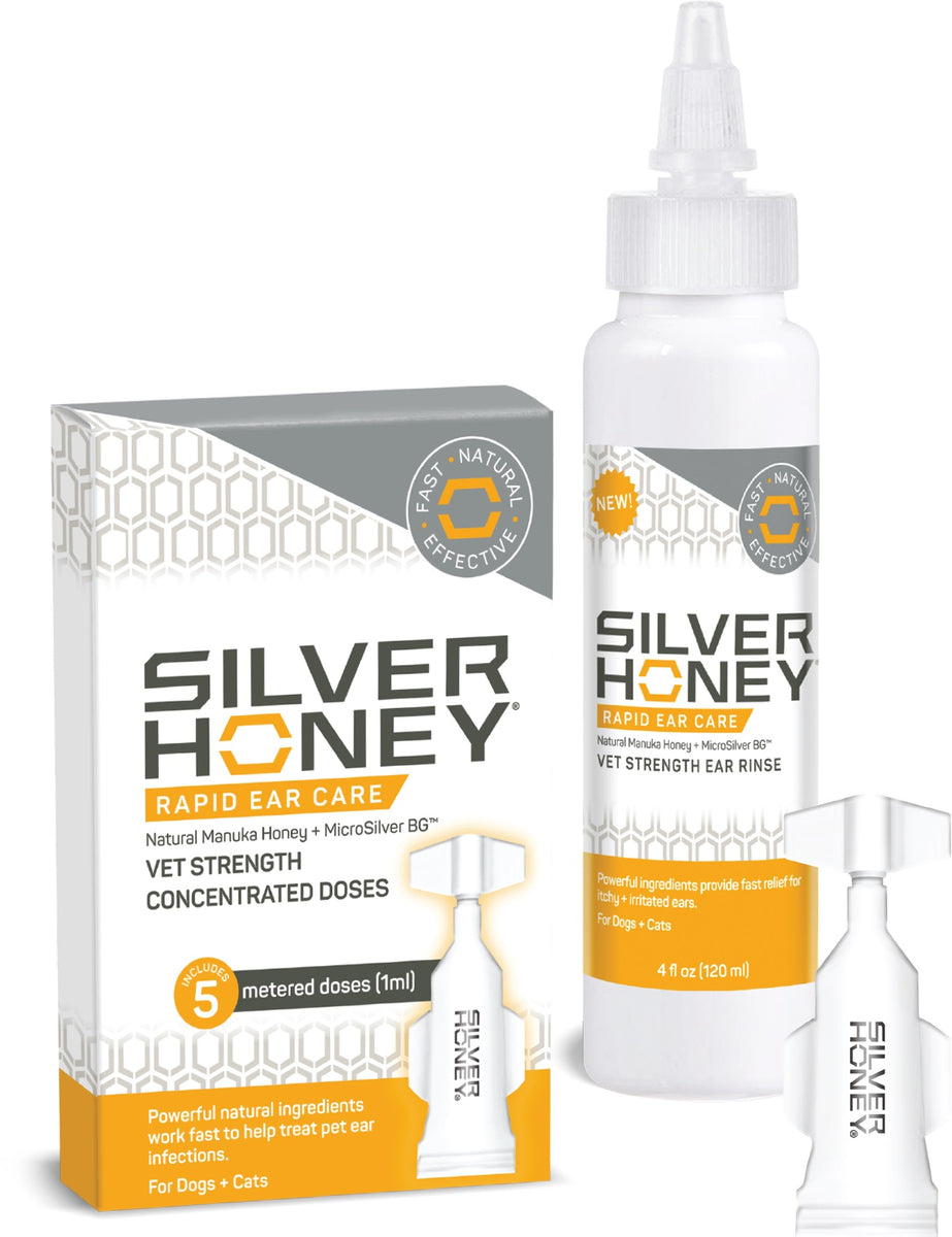 Absorbine Pet - Silver Honey Rapid Ear Care Vet Strength Ear Treatment