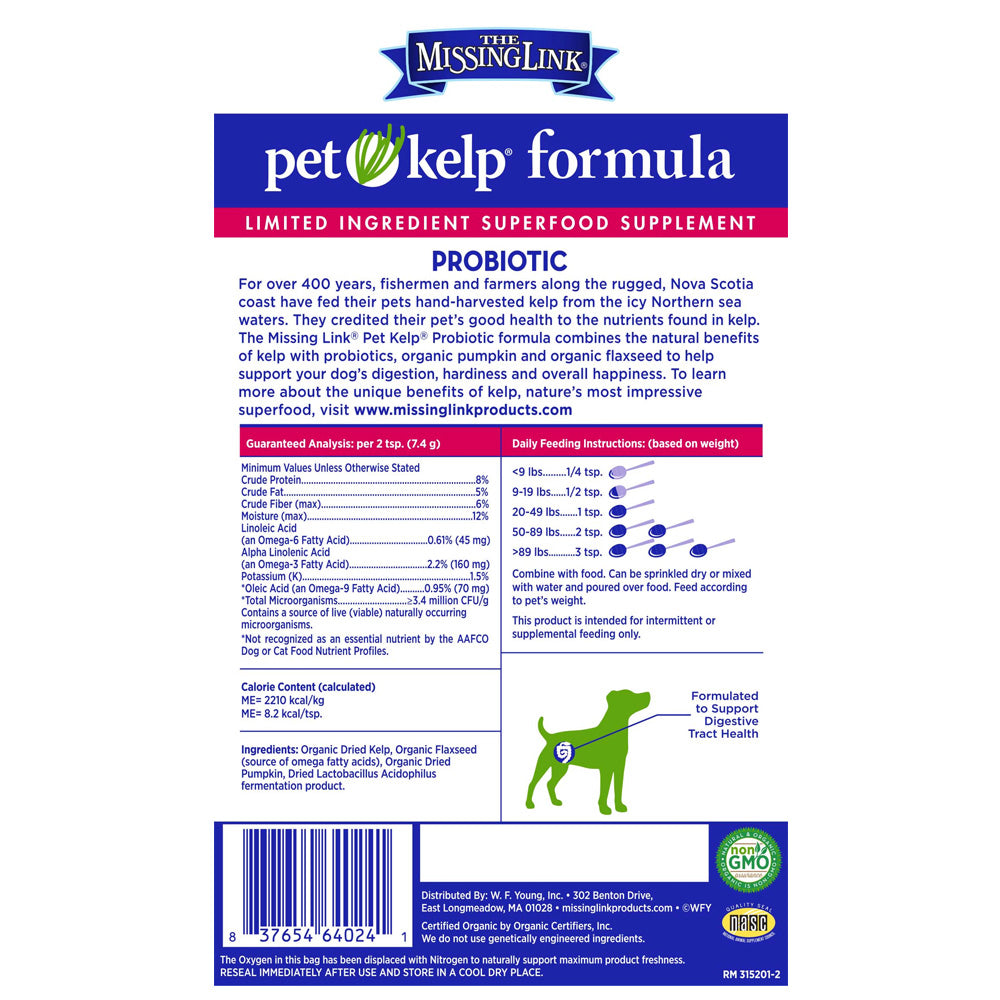The Missing Link - Pet Kelp Probiotic 8oz