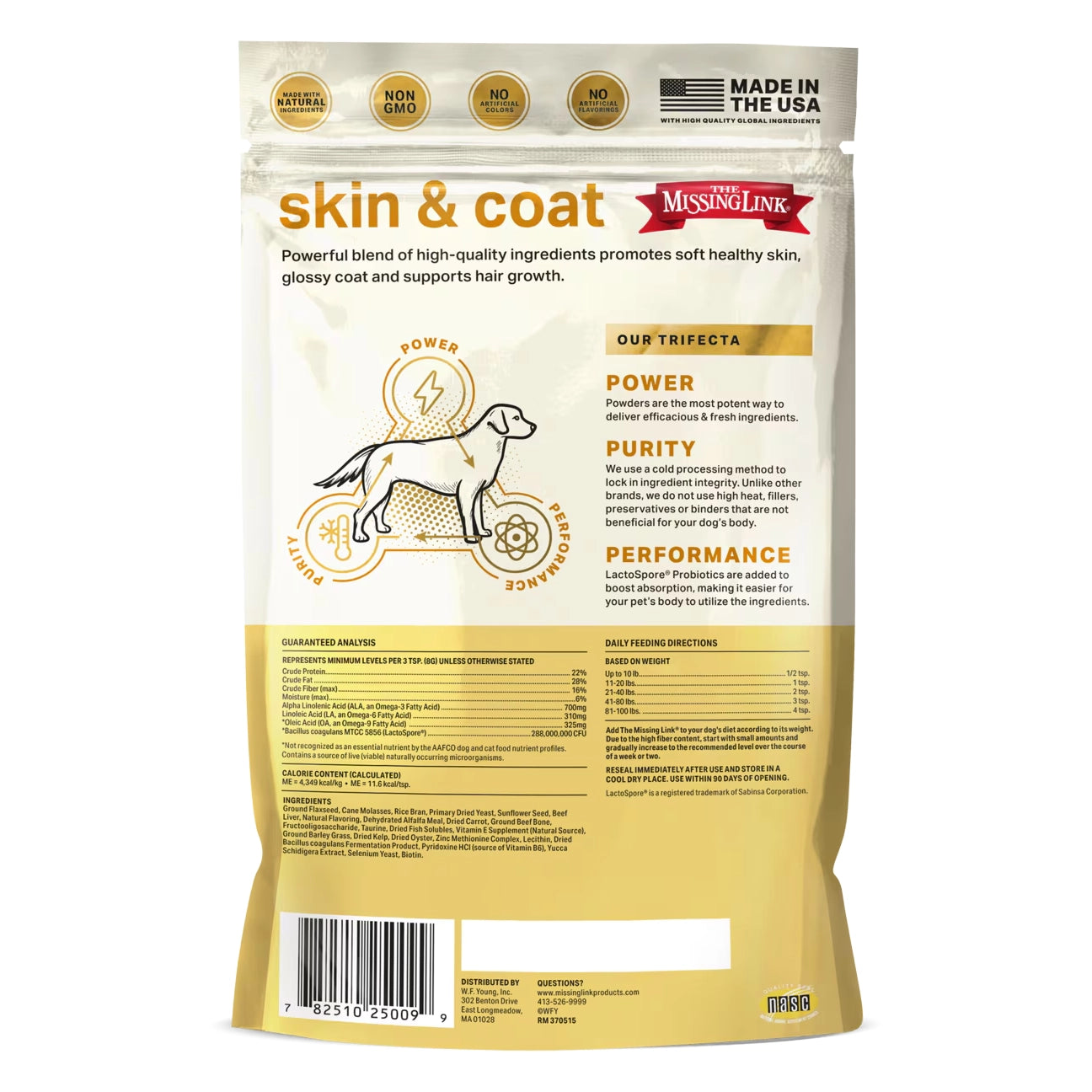 The Missing Link - Original Skin & Coat Dog 1lb