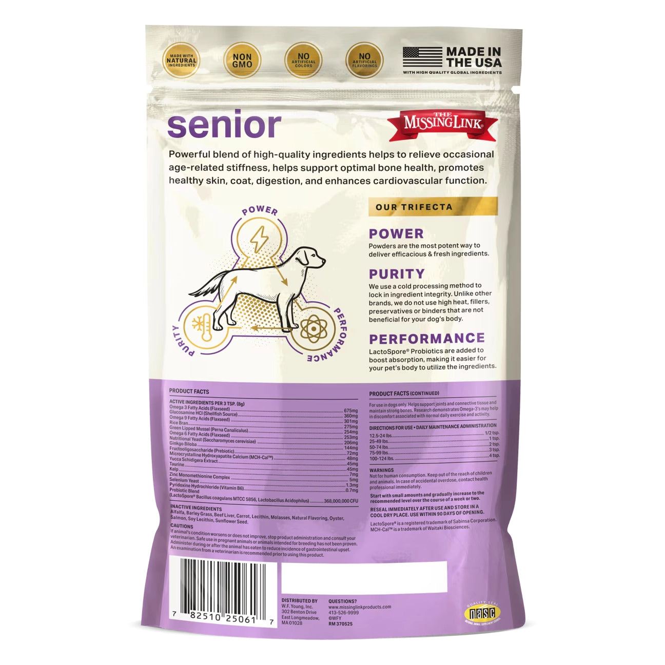The Missing Link - Original Senior Formula Dog 1lb