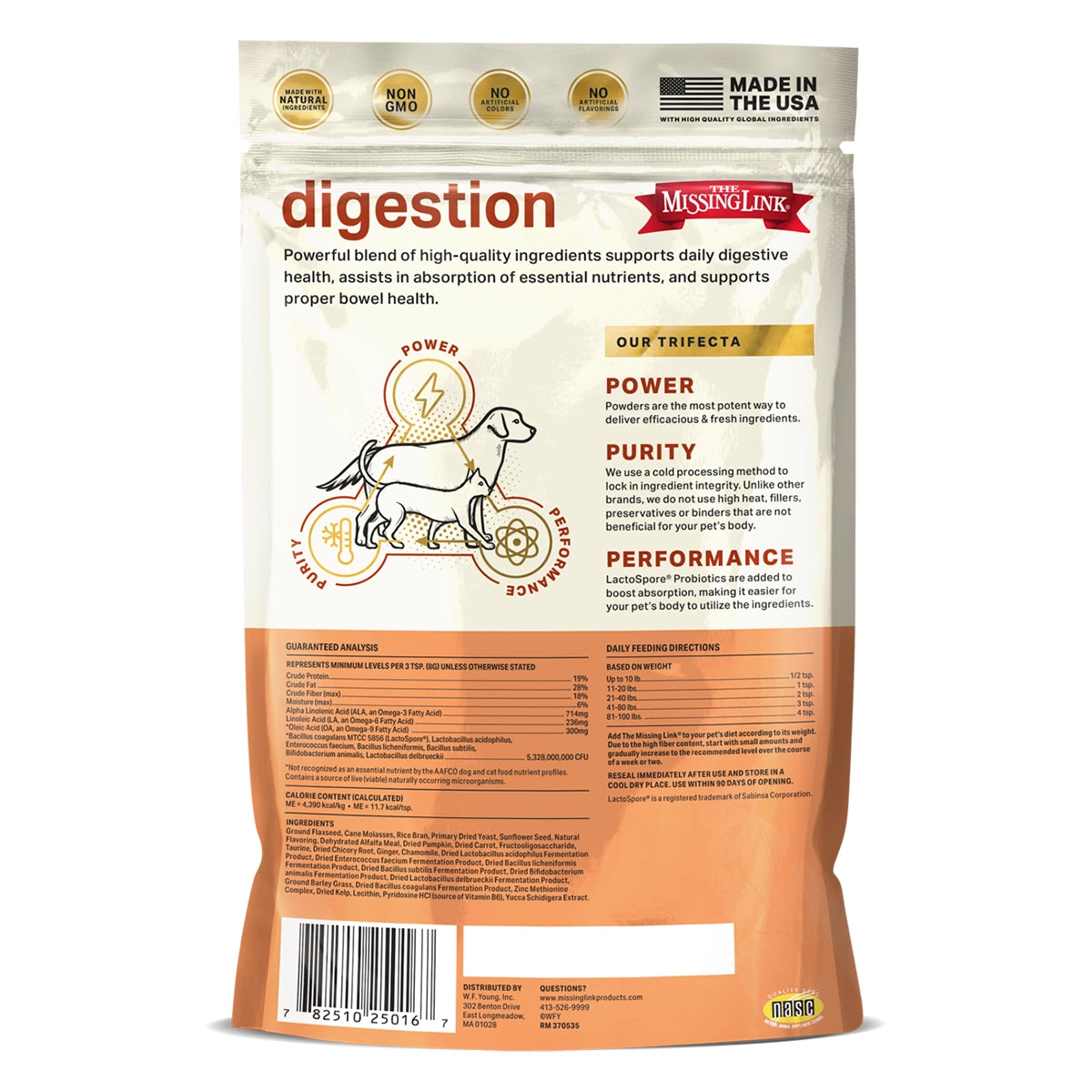 The Missing Link - Original Digestive Dog/Cat 1lb