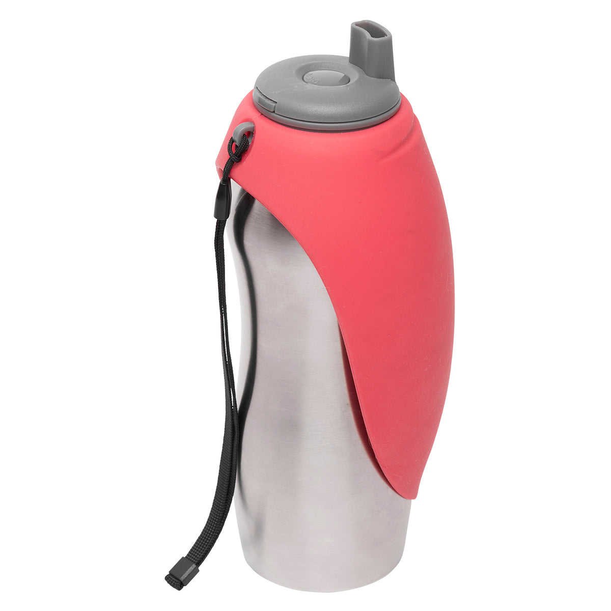 Messy Mutts Stainless w/Silicone Travel Water Bottle Watermelon 24oz