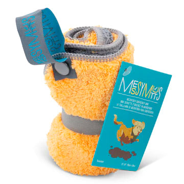 Messy Mutts Microfiber Dual Sided Emergency Mini Towel with Clip Assorted 20ct 10" x 10" CDU