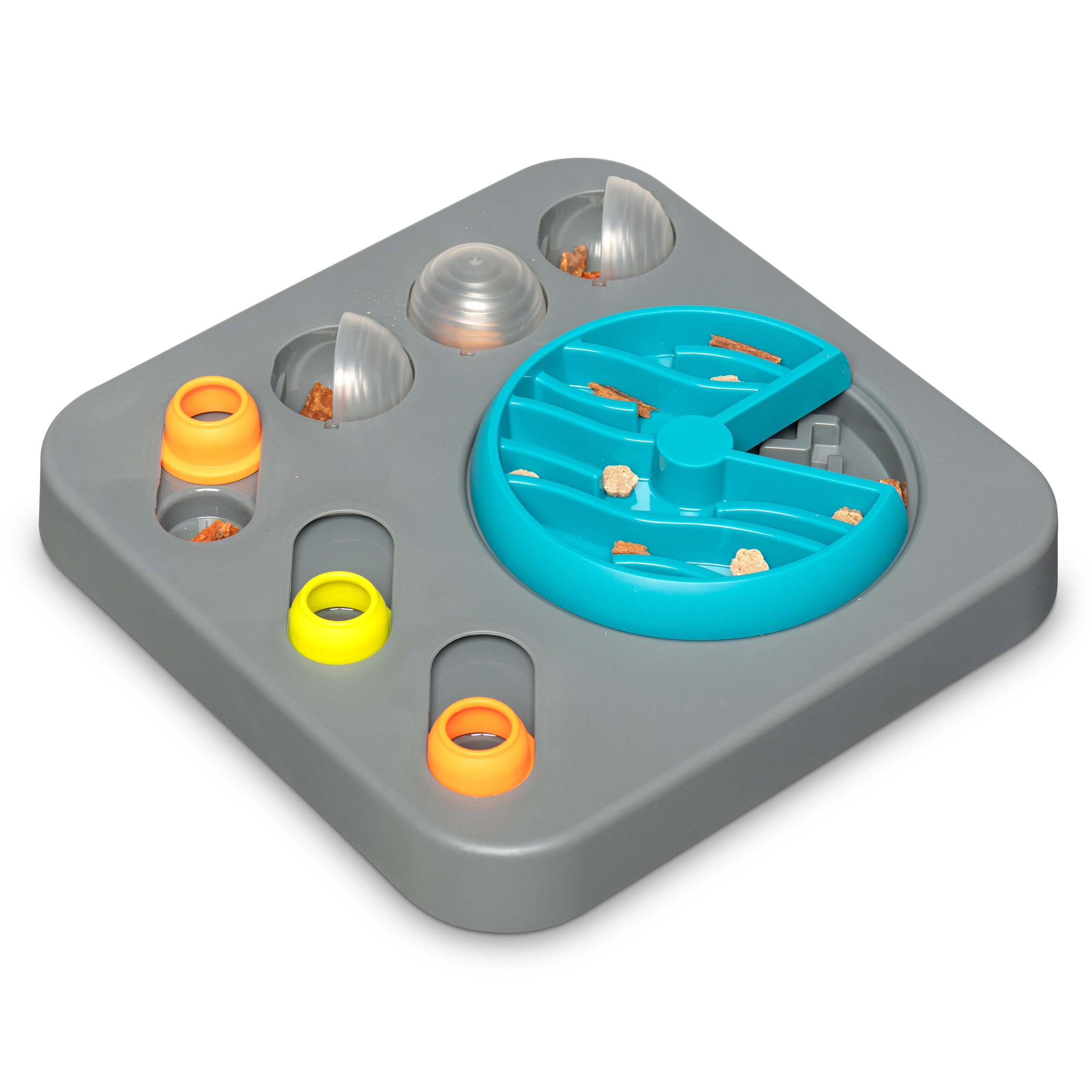 Messy Mutts Flip'n Slide Puzzler, Medium, 12.5" x 12.5", Grey