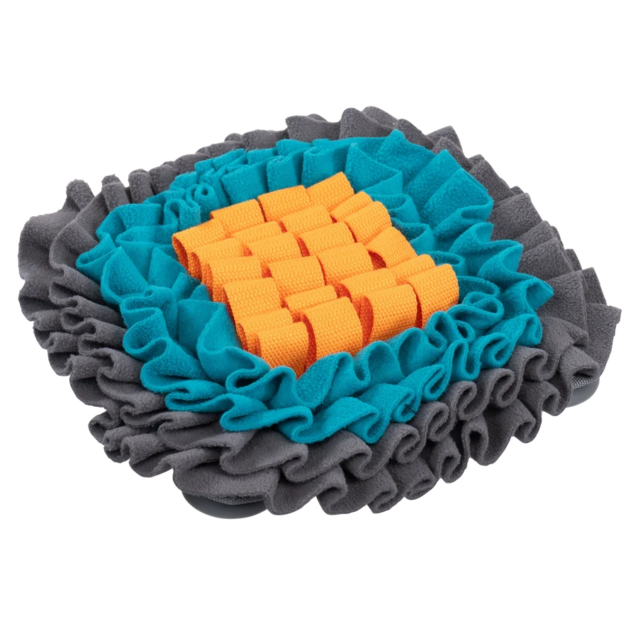 Messy Mutts Square Forage Mat, Small, 11" x 11" x 1.6", Various Colours