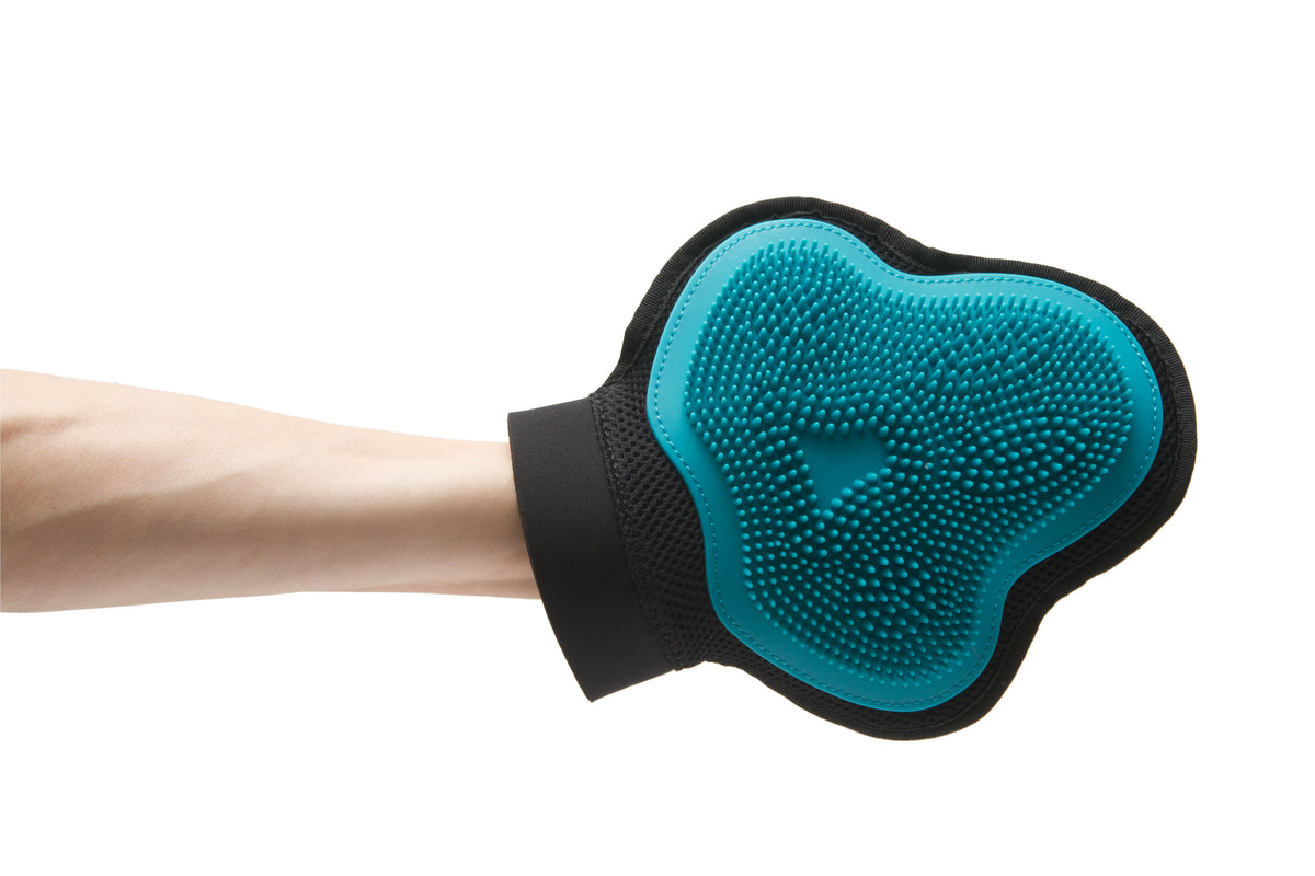 Messy Mutts Reversible Silicone Pet Grooming Glove - Dog or Cat