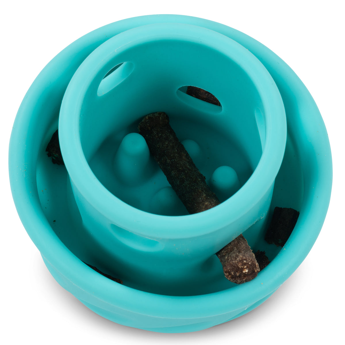 Totally Pooched Puzzle 'n Play Mushroom, 1.4 Cup, Teal