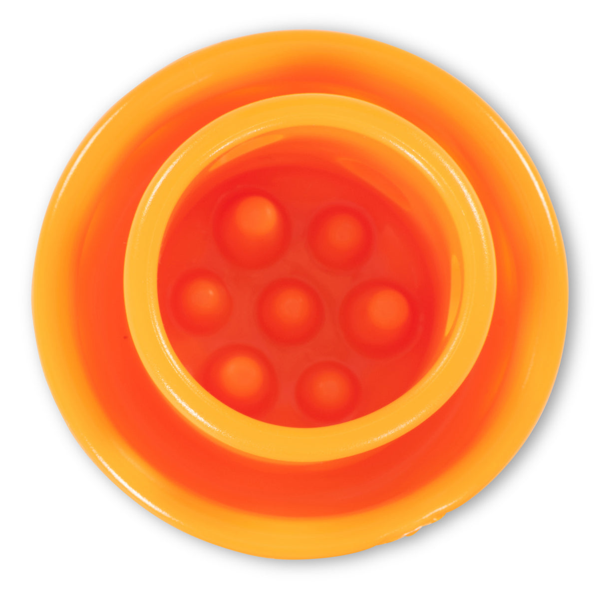 Totally Pooched Puzzle 'n Play Mushroom, Small, 3" x 2.5", Orange