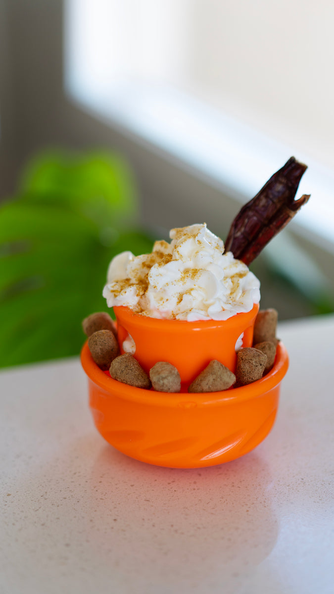 Totally Pooched Puzzle 'n Play Mushroom, Small, 3" x 2.5", Orange