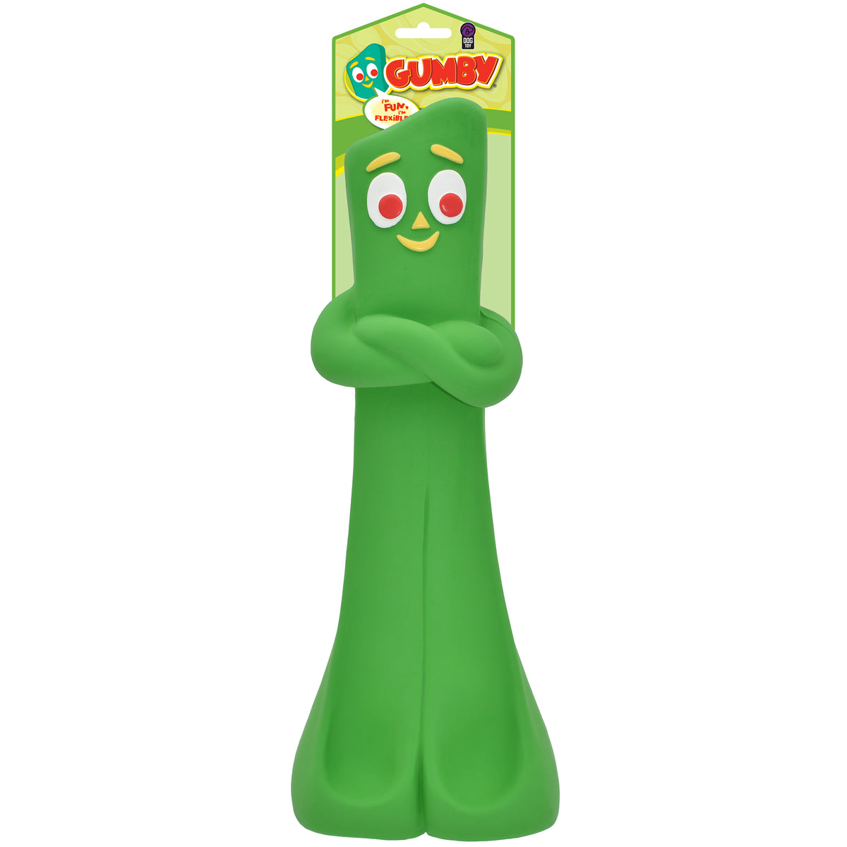 Multipet Gumby Latex Dog Chew Toy 11"
