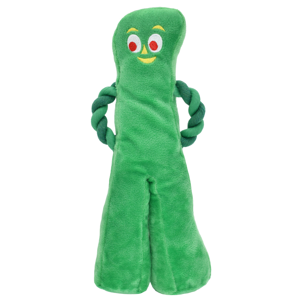 Multipet Gumby w/ Rope Arms Dog Plush Toy 10"