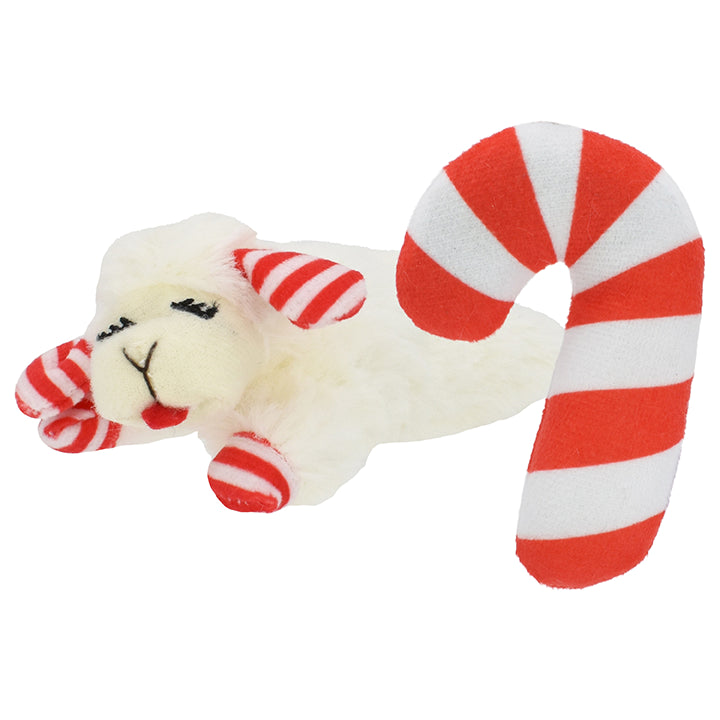 Multipet Lamb Chop® Holiday Cat Toy 2pk Assorted