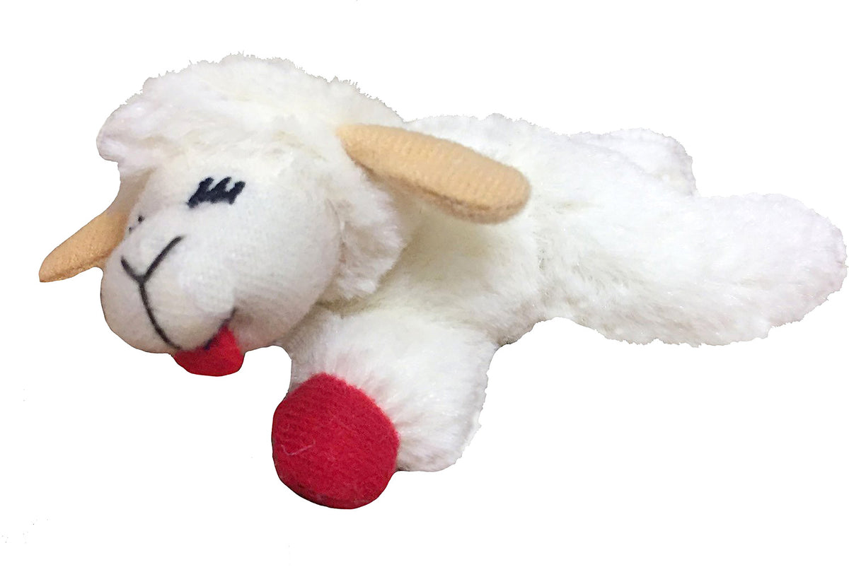Multipet Lamb Chop Cat Toy 4"