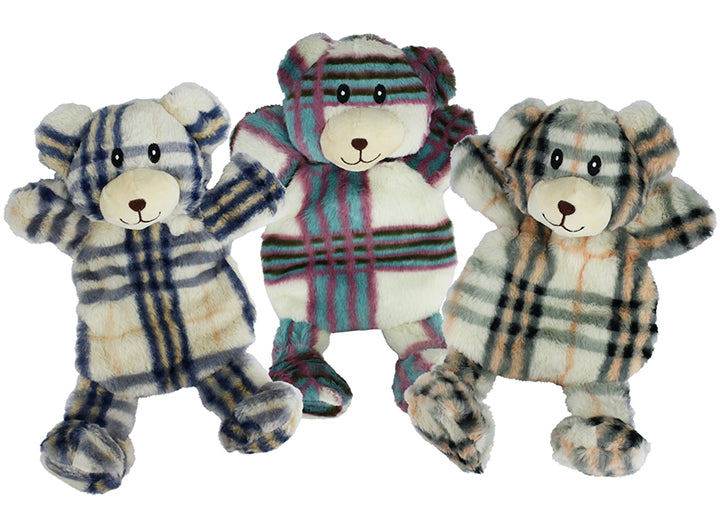 Multipet Berman Bears Plush Dog Toy Assorted Colors 15"