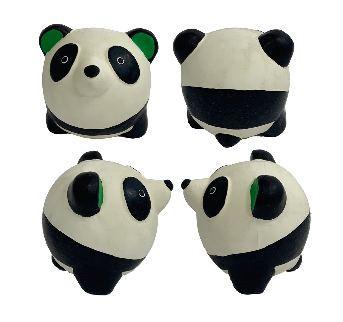 Multipet Minipet Latex Round Animals Dog Chew Toy Assorted Animals 2.5"