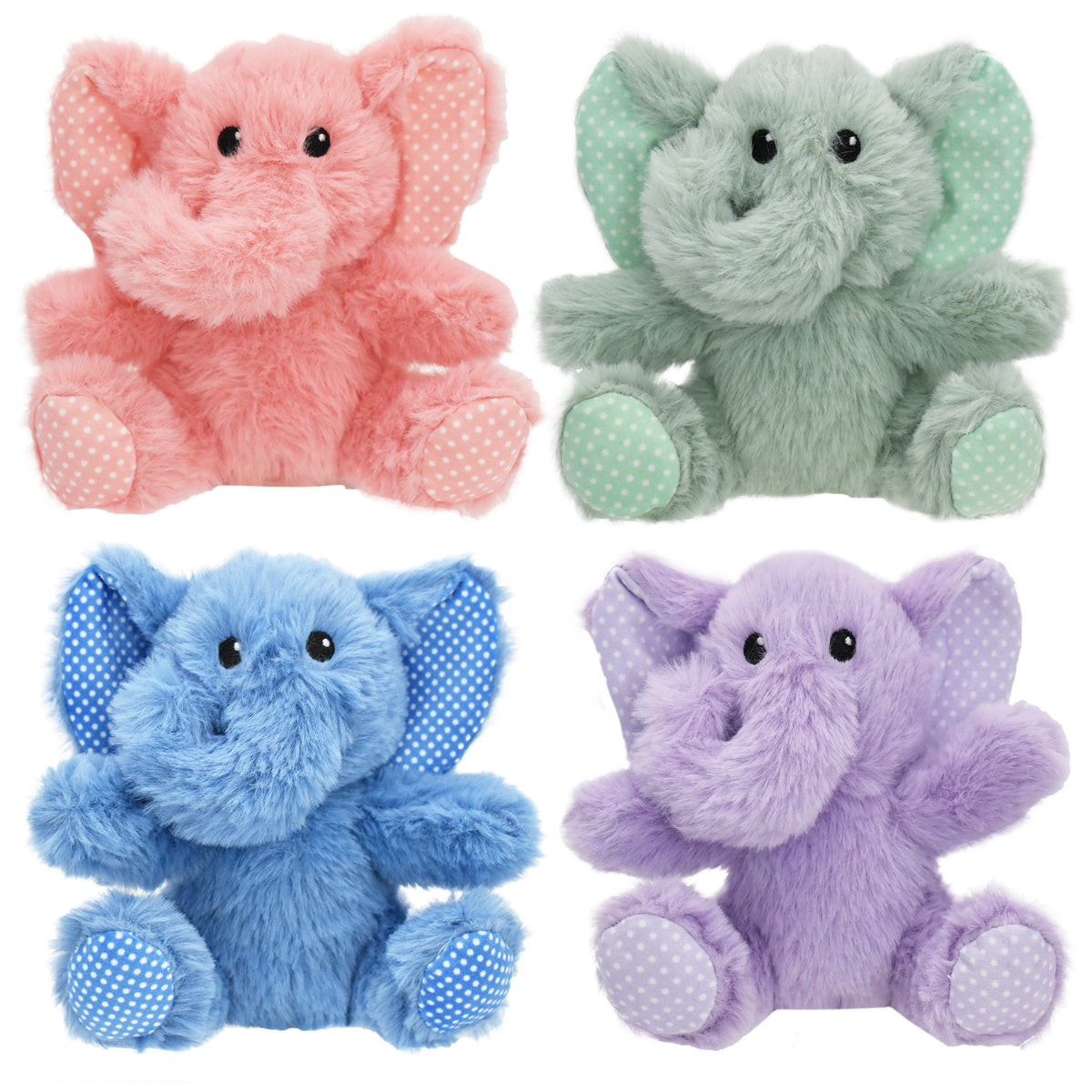 Multipet Minipet Elephant Plush Toy Dog Assorted