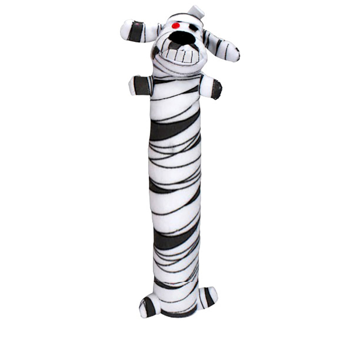 Multipet Halloween Loofa® Mummy Dog Toy 12"