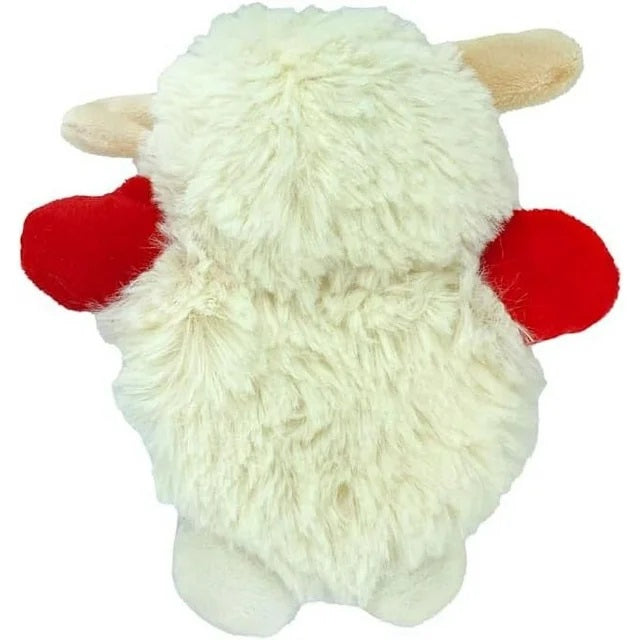 Multipet Mini Lamb Chop Crinkle Plush Dog Toy 6"
