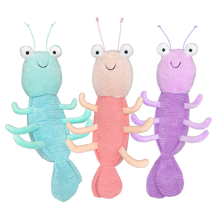 Multipet Margaritaville® Jumbo Shrimp Plush Dog Toy Assorted 20"