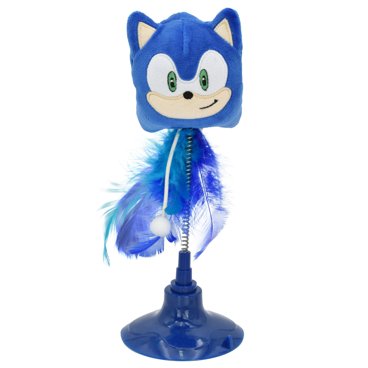 Multipet Sega Sonic On Spring Cat Toy