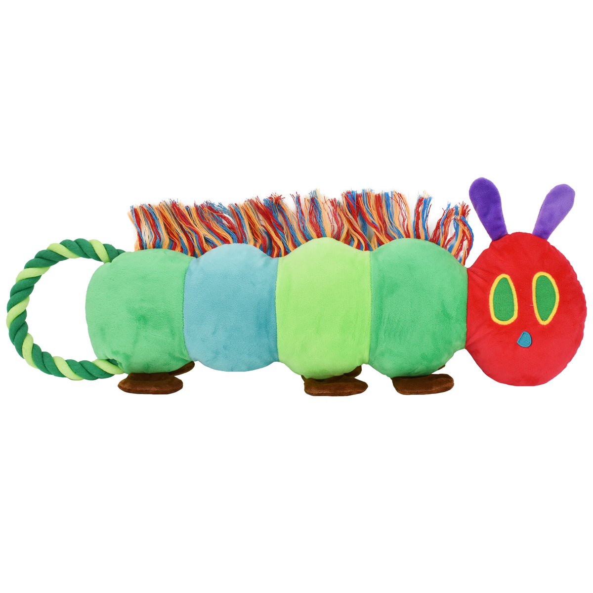 Multipet EC Hungry Caterpillar Tug Plush Dog Toy Large 24"