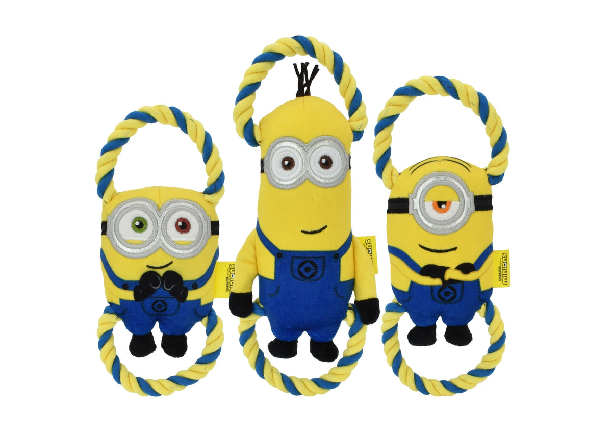 Multipet Minion Double Tug Dog Rope Toy Assrt. 16"