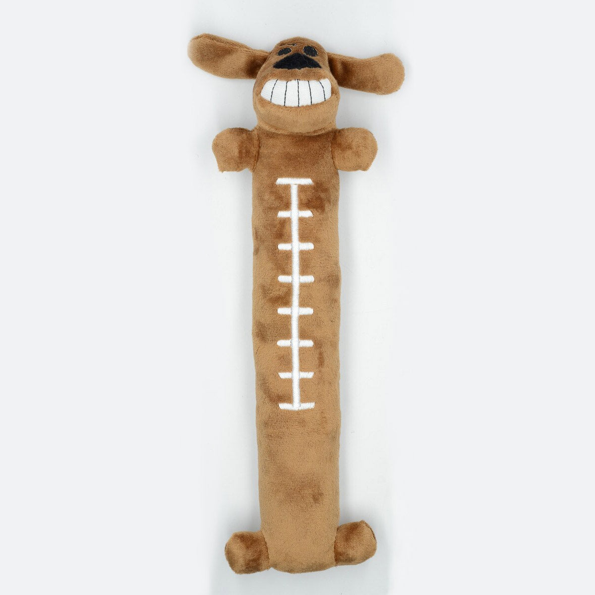 Multipet Tailgate Football Loofa Dog Toy 12"