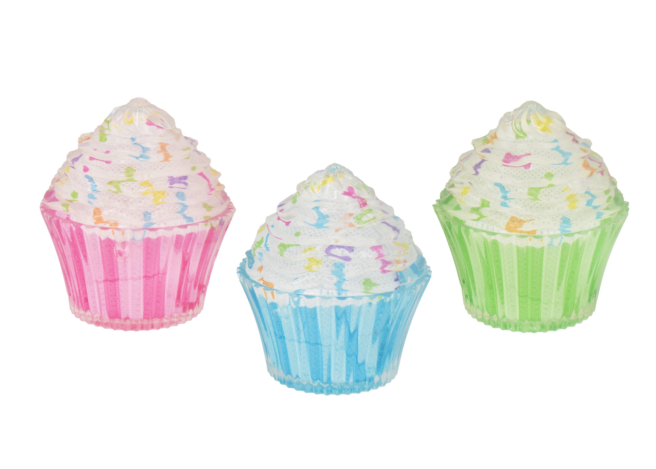Multipet Cupcake TPR Dog Toy 2pk Assorted