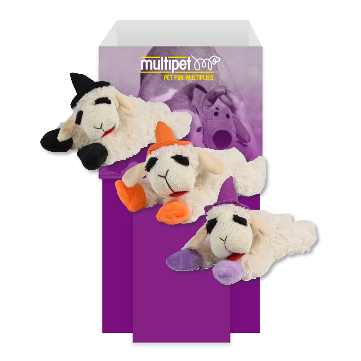 Multipet Halloween Lamb Chop 10.5" 48pc Dump Bin
