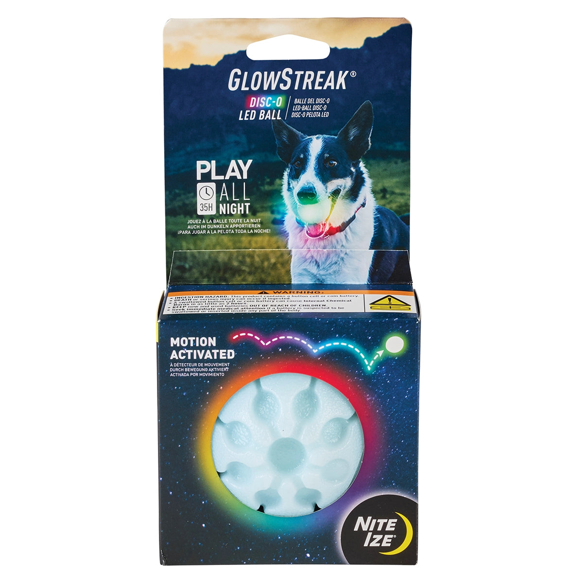 Nite Ize GlowStreak LED Ball - Disc-O