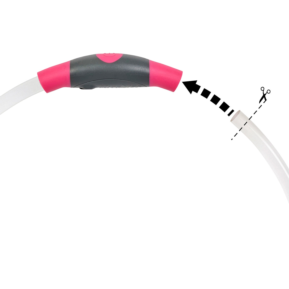 Nite Ize NiteHowl® Rechargeable LED Safety Necklace - Tie Dye Pink