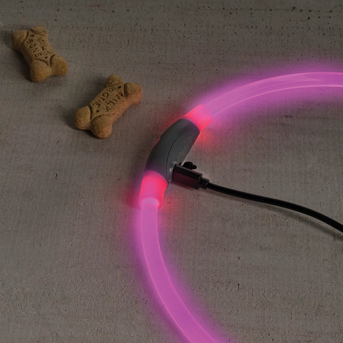 Nite Ize NiteHowl® Rechargeable LED Safety Necklace - Tie Dye Pink